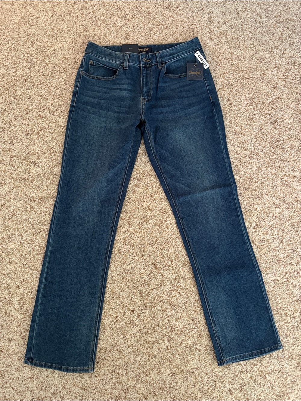 Threadgrit Relaxed Straight Fit Bootcut Jeans